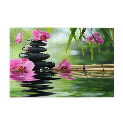 Mexpekil 1000 Teile Puzzles für Erwachsene Japanische Zen Orchidee Stein Holzpuzzles Herausfordernde Puzzlespiele für Jugendliche Geschenke Mexpekil 1000 Teile Puzzles für Erwachsene Japanische Zen Orchidee Stein Holzpuzzles Herausfordernde Puzzlespiele für Jugendliche Geschenke von Mexpekil