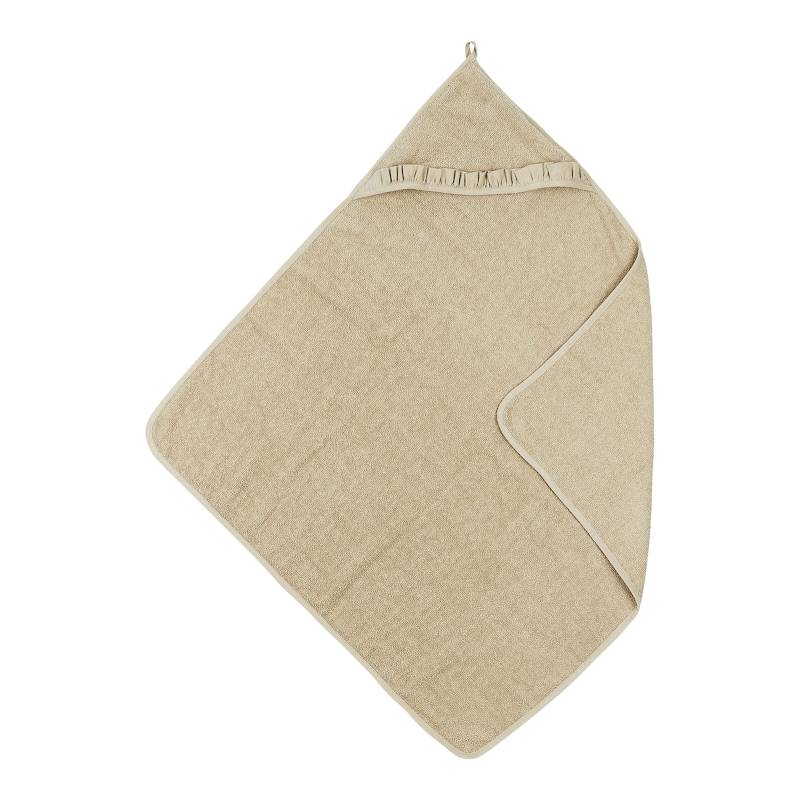 Meyco Baby Kapuzenbadetuch 80x80 cm beige von Meyco Baby