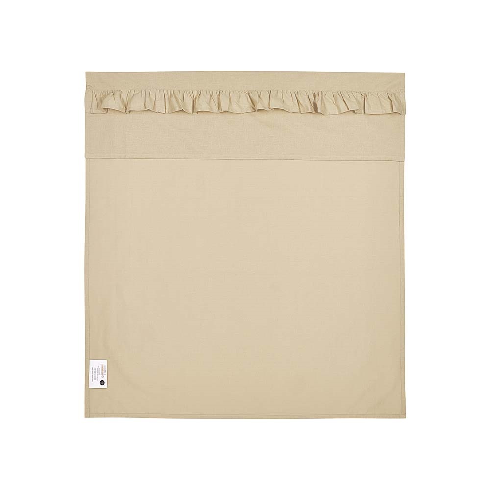 Meyco Crib Sheet Ruffle - 100x150 cm. von Meyco