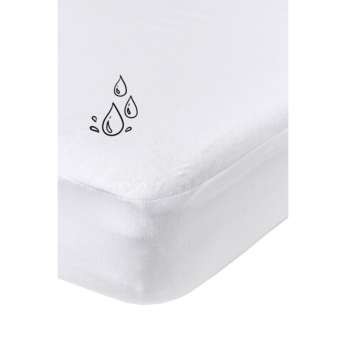 Meyco Molton PU Waterproof Fitted Sheet - 60x120 von Meyco