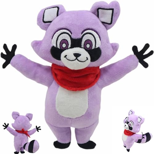 MezHi Rambley The Raccoon Plush Toy, 9.8 ‘ Indigo Plush Park Plush Toy, Cute and soft plush stuffed animal doll pillow, Great Gift for Game lovers, and Fans! von MezHi