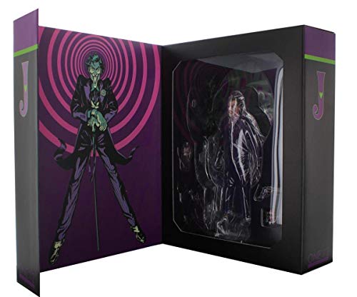 DC Comics The Joker 1:12 Actionfigur, detailreich aus Kunststoff, 18 cm beweglich von Mezco