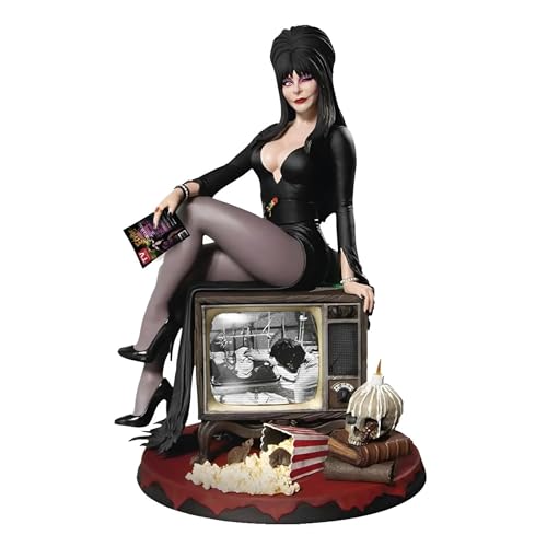 Mezco Elvira Mistress of The Dark Static-6 Statue Maßstab 1:6 Material: PVC Toyz. von Mezco