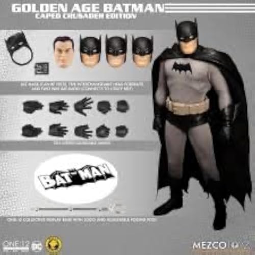 Mezco One:12 Collective Presents Batman Golden Age Caped Crusader Edition von Mezco