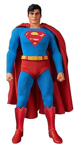 Mezco Superman One:12 Actionfigur DC Comics, Man of Steel Detailreiche Actionfigur aus Kunststoff. Hersteller von Mezco