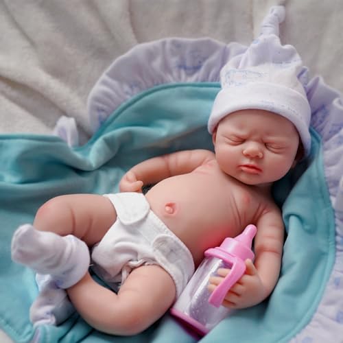 12 Inch Young Micro Premature Baby Full Body Silicone Baby Doll Lifelike Mini Reborn Doll Surprice Children Anti-Stress My Melody von Miaio