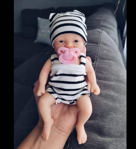 Miaio neugeborenes Baby Baby, ein 7-inch silikon, eine mini - wirkliche neugeborenes silikon, das den körper Von Erwachsenen unterdruckt von Miaio