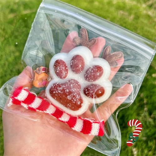 Entzückendes Weihnachtsgeweih Katzenpfote Squeezable Stress Relief Toys Slow Rebound Kinder Geschenk von Miaoyak