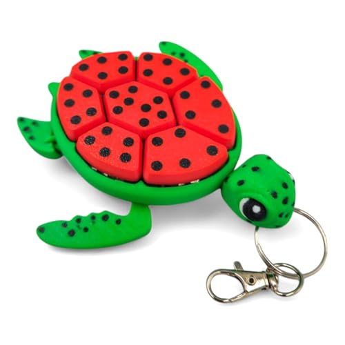 Fruit Series Turtle Fidget Clickers, 3D Sensory Figures Desktop Clickers, Fruit Turtle Fidget Clickers Autism, ADHS, Stress, Angstlinderung von Miaoyak