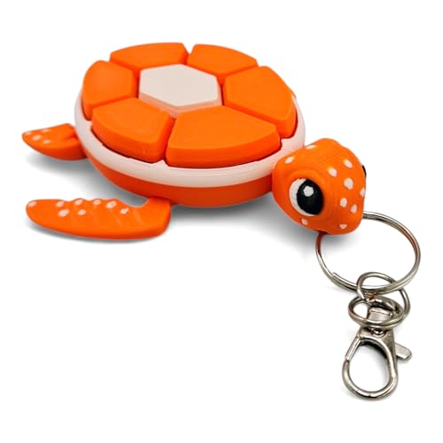 Fruit Series Turtle Fidget Clickers, 3D Sensory Figures Desktop Clickers, Fruit Turtle Fidget Clickers Autism, ADHS, Stress, Angstlinderung von Miaoyak