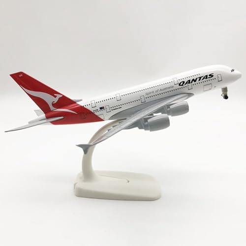 Miaoyak 16/20 cm Simulation Legierung Flugzeug Australien 380 Flugzeuge Modelle mit Fahrwerk Kinder Geschenke Sammlung Flugzeug Spielzeug von Miaoyak