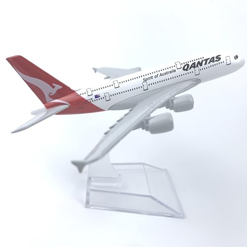 Miaoyak 16/20 cm Simulation Legierung Flugzeug Australien 380 Flugzeuge Modelle mit Fahrwerk Kinder Geschenke Sammlung Flugzeug Spielzeug von Miaoyak