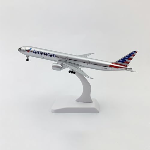 Miaoyak 20 cm Simulation Legierung Flugzeug United States Boeing 777 Flugzeugmodelle mit Fahrwerk Kinder Geschenke Sammlung Flugzeug Spielzeug von Miaoyak