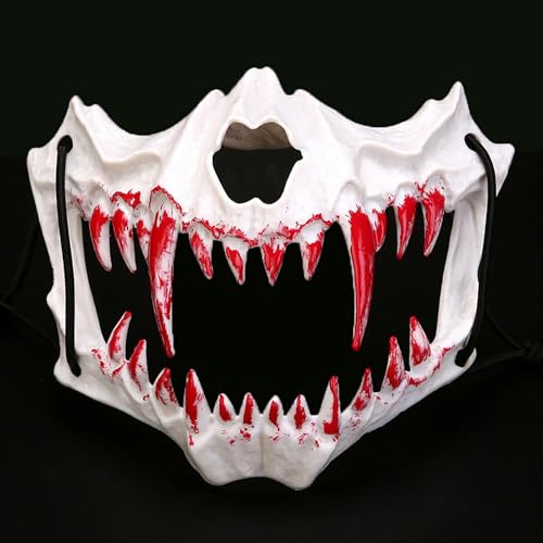 Miaoyak Tier-Totenkopf-Maske, Tiermaske, Verkleidungs-Kostüme für Halloween, Party, Maske, Requisiten, Spielzeug von Miaoyak