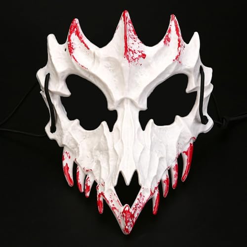 Miaoyak Tier-Totenkopf-Maske, Tiermaske, Verkleidungs-Kostüme für Halloween, Party, Maske, Requisiten, Spielzeug von Miaoyak