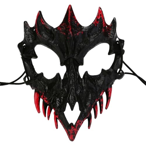 Miaoyak Tier-Totenkopf-Maske, Tiermaske, Verkleidungs-Kostüme für Halloween, Party, Maske, Requisiten, Spielzeug von Miaoyak