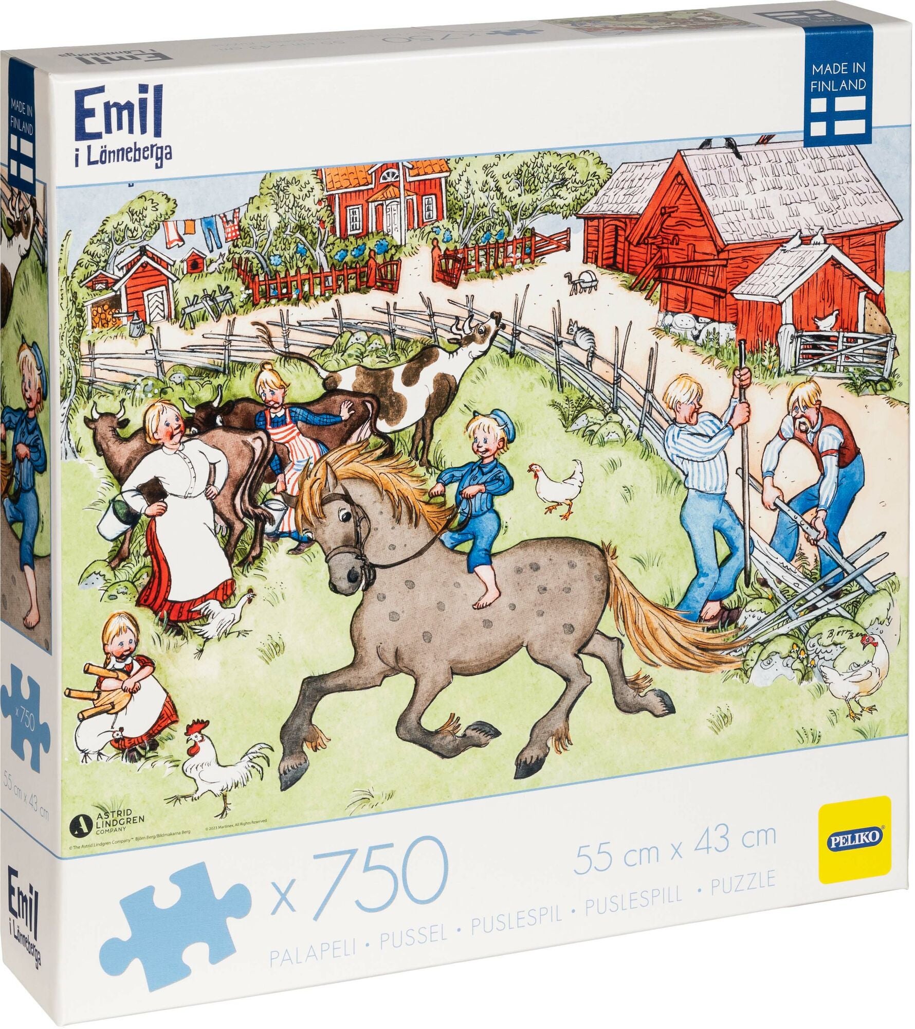 Peliko Michel aus Lönneberga Puzzle 750 Teile von Michel aus Lönneberga