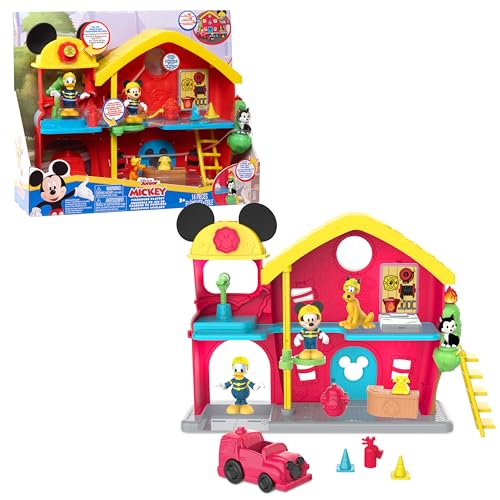 Mickey Mouse Fire House 38742 Spielset, mehrfarbig von Disney