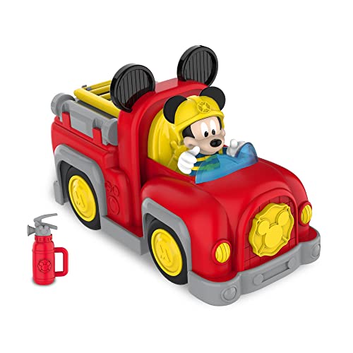 Mickey, Fahrzeug mit 1 Figur 7,5 cm und 1 Zubehör, Modell Feuerwehrmann, Spielzeug für Kinder ab 3 Jahren, GIOCHI PREZIOSI, MCC063 Mickey, Fahrzeug mit 1 Figur 7,5 cm und 1 Zubehör, Modell Feuerwehrmann, Spielzeug für Kinder ab 3 Jahren, GIOCHI PREZIOSI, MCC063 von Mickey & Minnie