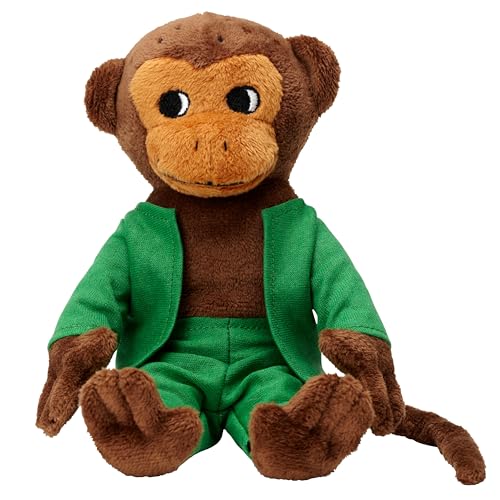 Micki & Friends Pippi Langstrumpf AFFE Kuscheltier Herr Nilsson Stofftier 16 cm – Baby Spielzeug ab 0 Monate – kleines Teddy Äffchen Plüschtier von Pippi Langstrumpf