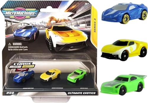 Micro Machines Starter Pack, Series 3, #09, Starter Pack 3 Vehicles Ultimate Exotics Chase von Micro Machines