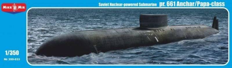 Project 661 Anchar/Papa-class Soviet nuclear-powered submarine von Micro Mir