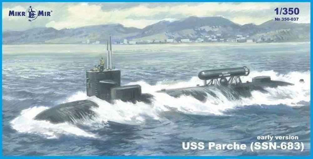 SSN-683 Parche (early version) submarine von Micro Mir