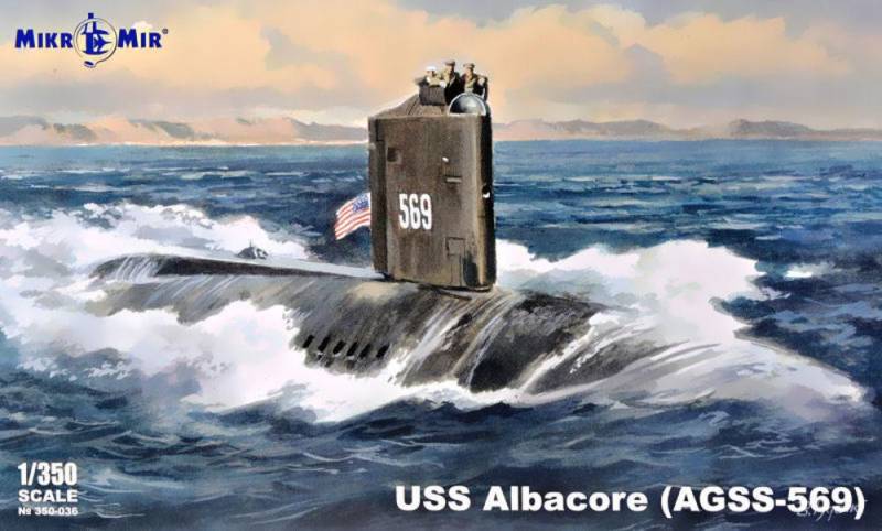 USS Albacore (AGSS-569) submarine von Micro Mir