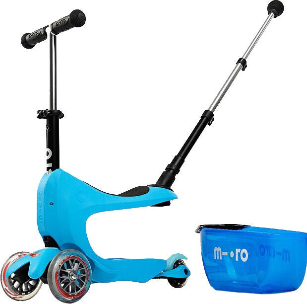 Micro Mini 3in1 Tretroller, Blau von Micro