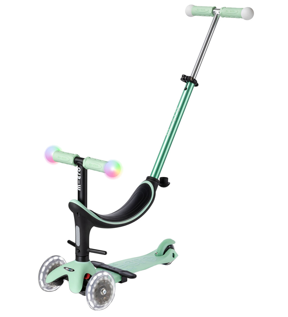 Micro Tretroller - Mini2grow Deluxe Magic LED - Mint - Micro - One Size - Tretroller Micro Tretroller - Mini2grow Deluxe Magic LED - Mint - Micro - One Size - Tretroller von Micro