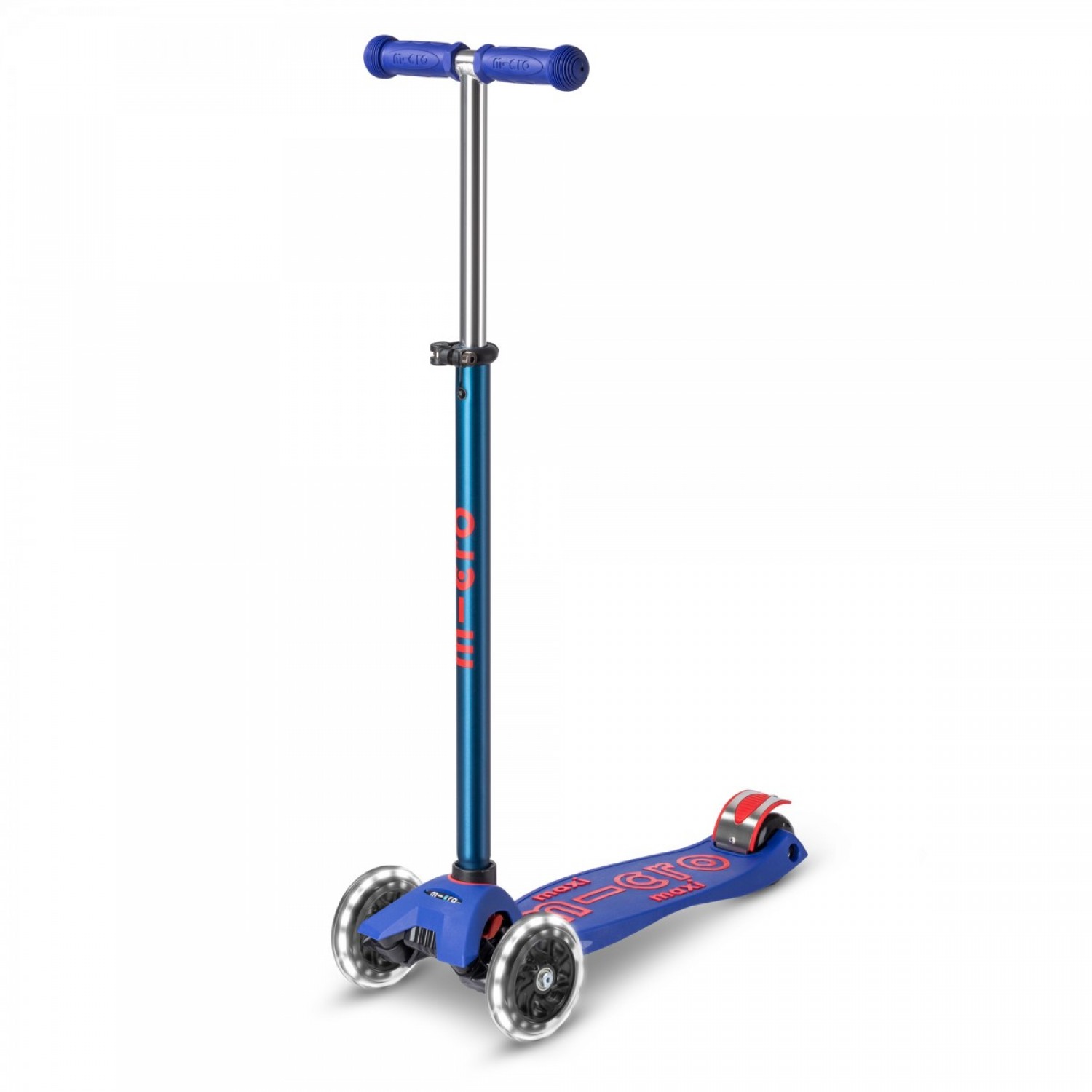 Micro Maxi Deluxe LED-Scooter Blau von Micro