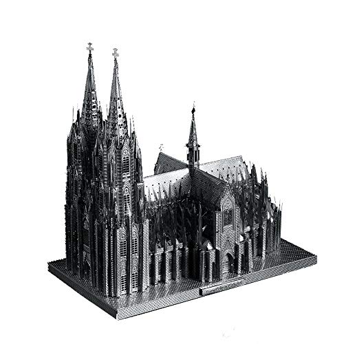 Microworld J030-S 3D Metall Puzzle Laser Cut Puzzle Puzzle Kölner Dom von Microworld