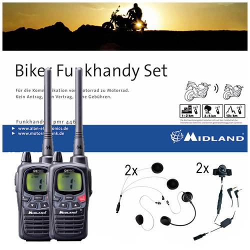 Midland G9 Pro Biker C923.S1 PMR-Handfunkgerät von Midland