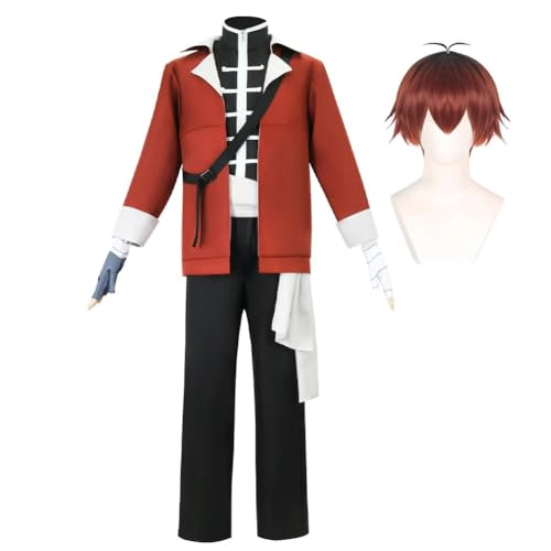 Frieren: Beyond Journey's End Anime Charakter Frieren/Fern/Himmel/Stark cosplay Vollkostüm + Perücke Set Peripherie Casual Clothes Set Bequeme Niedliche Uniform Rollenspiel Verkleiden (typ14, L) von Mifeiwukawa