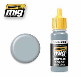 AMMO A.MIG-0059 Grey Acrylfarben (17 ml), Mehrfarbig von Mig Jimenez