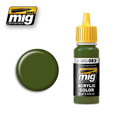 Ammo MIG-0083 Zashchitniy Zeleno (Russisches Nachkriegsgrün) Acrylfarben, 17 ml, Mehrfarbig von Mig Jimenez