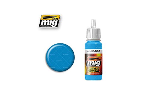 AMMO A.MIG-0098 Crystal Acryl-Kristall, Hellblau, 17 ml, Mehrfarbig von Mig Jimenez