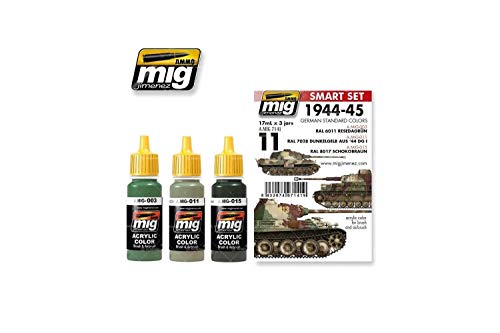 Ammo A.MIG-7141 1944-1945 Acrylfarben-Set, Mehrfarbig von Mig Jimenez