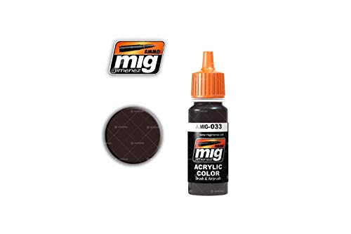 Mig Jimenez A.MIG-0033 Ammo Rubber & Tires Acrylfarben (17 ml), Mehrfarbig von Mig Jimenez