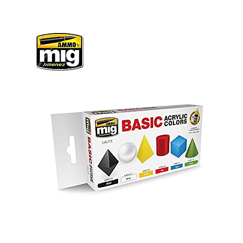 Mig Jimenez Ammo Basic Acrylfarben Acrylfarben-Set von Mig Jimenez