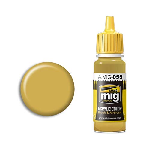 Munition mig-0055 Öl Ocker Acryl Farben (17 ml), Mehrfarbig von Mig Jimenez