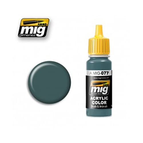 Munition mig-0077 Dull grün Acryl Farben (17 ml), Mehrfarbig von Mig Jimenez