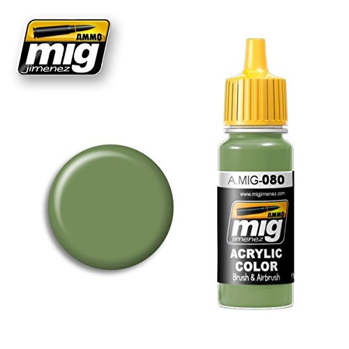 Munition mig-0080 Bright Grün amt-4 Acryl Farben (17 ml), Mehrfarbig von Mig Jimenez