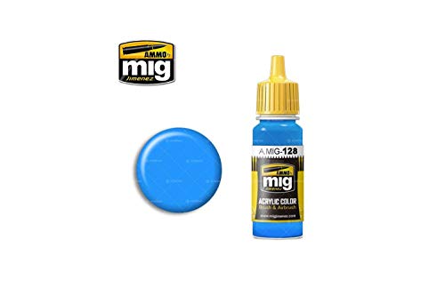 Munition mig-0128 Cyan Acryl Farben (17 ml), Mehrfarbig von Mig Jimenez