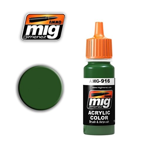 Munition mig-0916 grün Boden Acryl Farben (17 ml), Mehrfarbig von Mig Jimenez