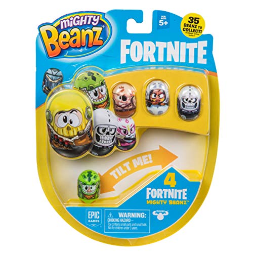 Mighty Beanz 66631 Fortnite 4er-Pack, Mehrfarbig von Mighty Beanz