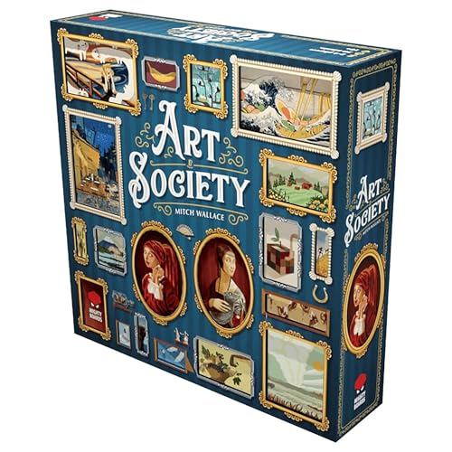 Mighty Boards: Art Society – Sammel-Brettspiel, Bieten Sie bei Auktionen, sammeln und präsentieren Sie Ihre Kunst, ab 10 Jahren, 2–4 Spieler, 30–60 Minuten von Mighty Boards