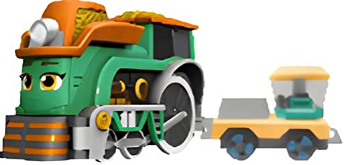 Mighty Express, Motorisierter Spielzeugzug Farmer Faye mit funktionsfähigem Werkzeug und Güterwaggon, Kinderspielzeug von Mighty Express