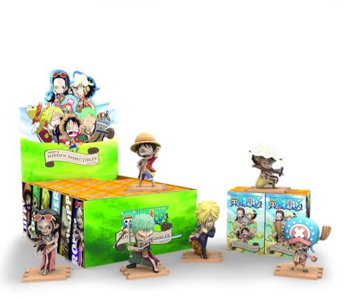 Mighty Jaxx Freeny's Hidden Dissectibles: One Piece Series 1 | Überraschungsbox-Sammelfigur | Container mit 12 Zeichen von Mighty Jaxx