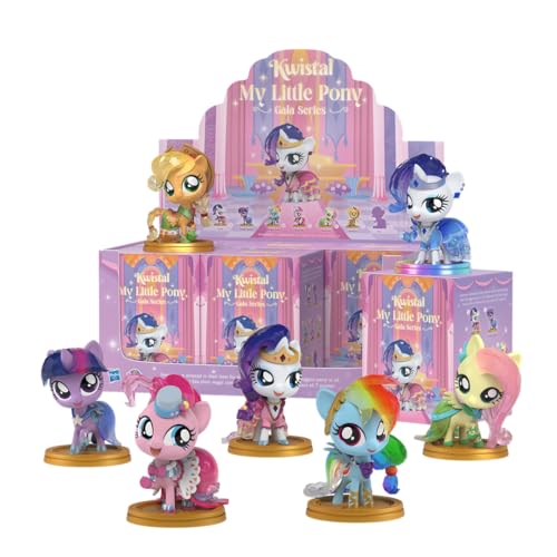 Mighty Jaxx Kwistal Fwenz My Little Pony Series 3 (Gala) | Überraschungsbox-Sammelfigur | Container mit 6 Zeichen von Mighty Jaxx